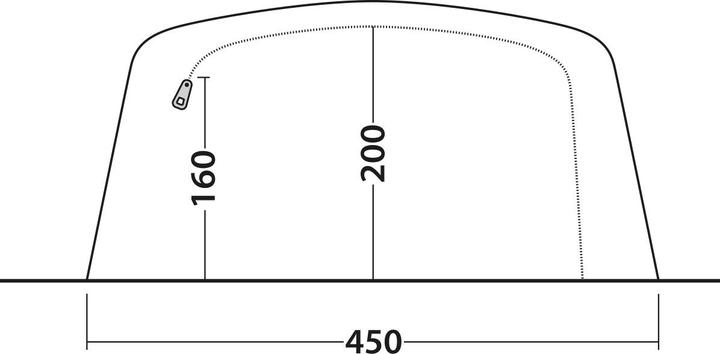 Actual product image Outwell Queensdale 8PA Tent (Tunnel tent, 37.90 kg, 6 persons)