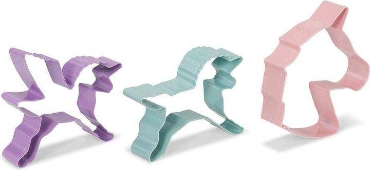 Actual product image Patisse Metal cookie cutter - Unicorns 3pcs (11cm)