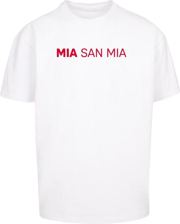 FC Bayern München Mia San Mia Red Heavy Oversized Tee - 117139