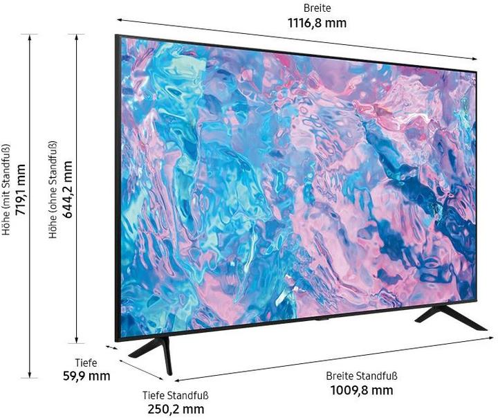 Produktbild Samsung UE50CU7170 (50", LED, 4K, 2023)