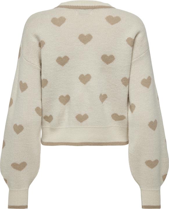 Actual product image JdY Knit Fit Round neck Ribbed cuffs Pullover Knitted jumper (XL)