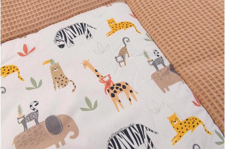 Image du produit Ullenboom Tapis d'éveil piqué gaufré sable savane 140 x 140 cm