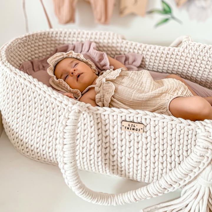 Actual product image Lil Things Couffin Moïse avec matelas