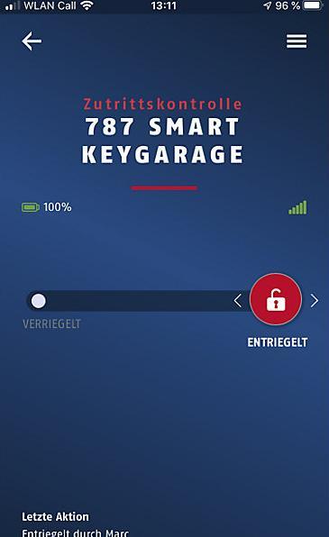 Produktbild Abus KeyGarage 787 Smart Bluetooth zur Wandmontage