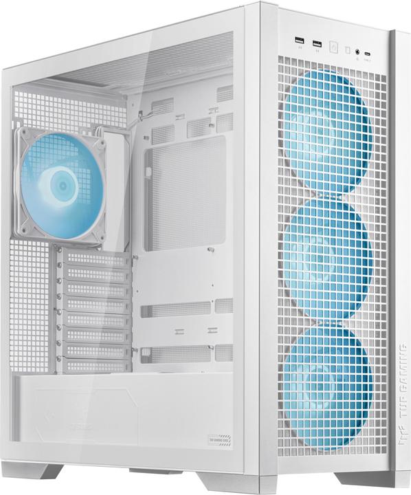 ASUS TUF Gaming GT302 TG ARGB White (ATX, mATX, Mini-ITX)