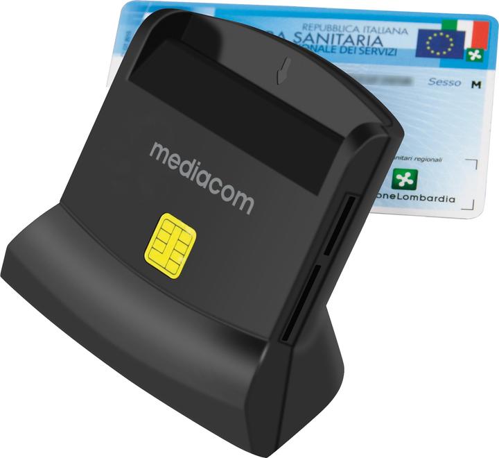 Produktbild Mediacom MD-S401 Kartenleser Interner USB 2.0 Schwarz (USB 2.0)