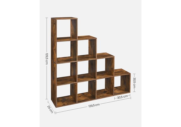 Image du produit Vasagle Stairway (129,5 x 29 x 129,5 cm)