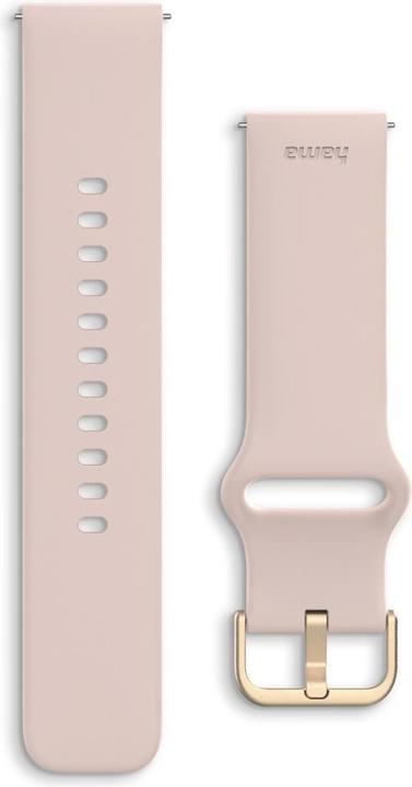 Image du produit Hama Armband zum Wechseln für Smartwatch 5000, Silikon, Rosé (Silicone)
