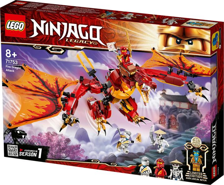 Image du produit LEGO L'attaque du dragon de feu (71753, LEGO Ninjago)