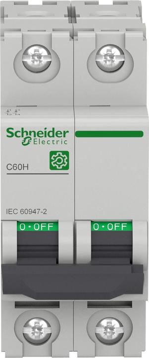 Produktbild Schneider Electric M9F14206 M9 C60H 2P 6A C IEC60947-2 LS-Schalter
