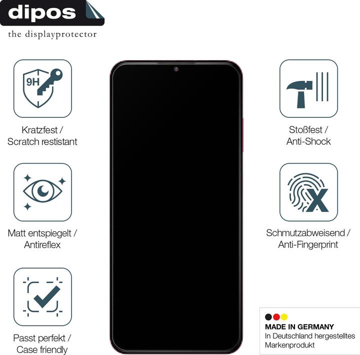 Actual product image Dipos Screen Protector Anti-Shock (2 Piece, Nokia G42)