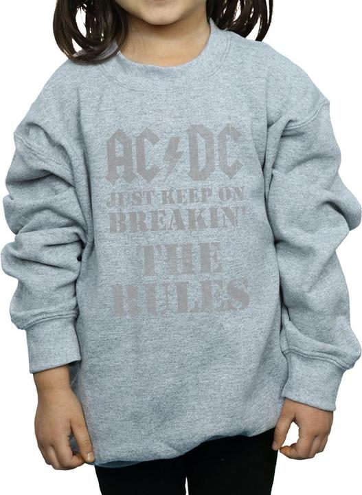 Produktbild AC/DC Just Keep On Breaking The Rules Sweatshirt Mädchen (128)
