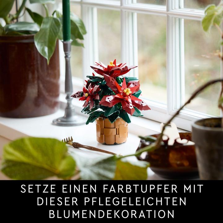 Actual product image LEGO Poinsettia (10370, LEGO Icons)