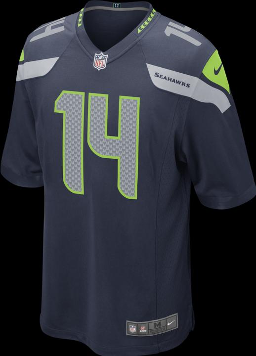 Nike Seattle Seahawks Game Jersey Metcalf 14 2XL (XXL)