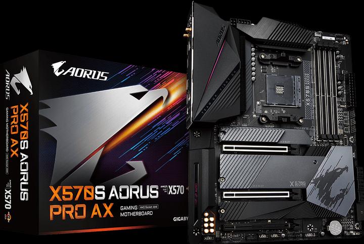 Produktbild Gigabyte X570S Aorus Pro AX (AM4, AMD X570, ATX)