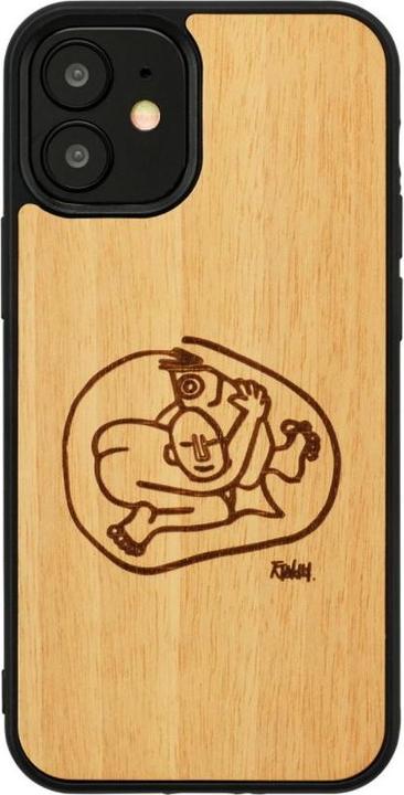Produktbild Man.Wand &WOOD case for iPhone 12 mini child with fish (Apple iPhone 12 mini)