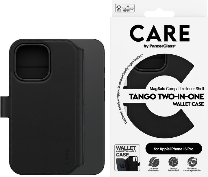 Actual product image PanzerGlass CARE Tango Two-in-One Wallet Case (Apple iPhone 16 Pro)