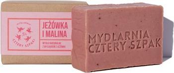 Actual product image Four Starlings Soap House Natural Soap Echinacea And Raspberry 110G (refill)