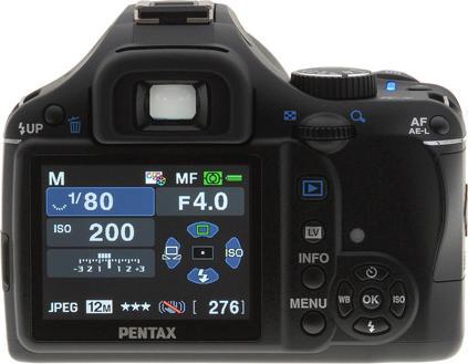 Produktbild Pentax K-x, 12 MPixel SLR, HD-Movie, Doublezoom KIT, Schwarz