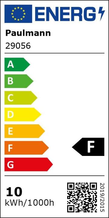 Energy Label Paulmann Reflector (E27, 10 W, 800 lm, 1 x, F)