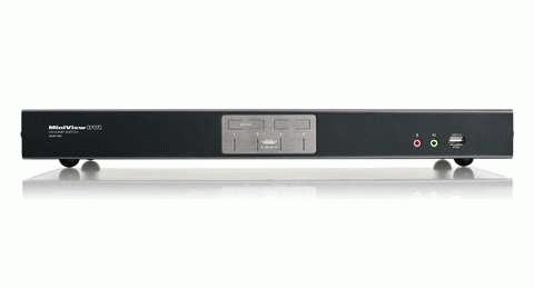 Image du produit Iogear Commutateur KVMP 4 ports Dual Link DVI avec audio 7.1 et câbles