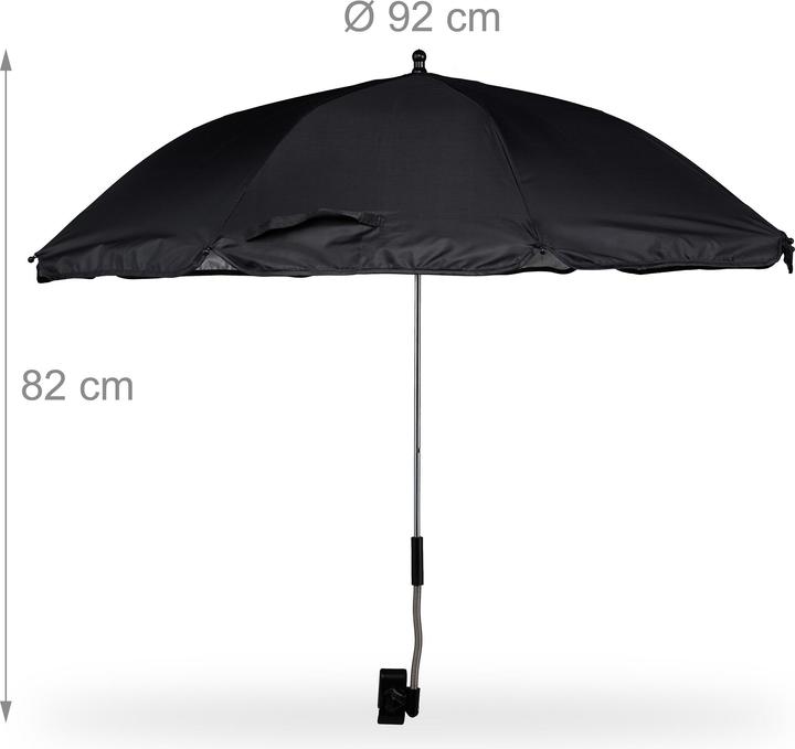 Image du produit Relaxdays Matelas de plage avec parasol (170 cm)