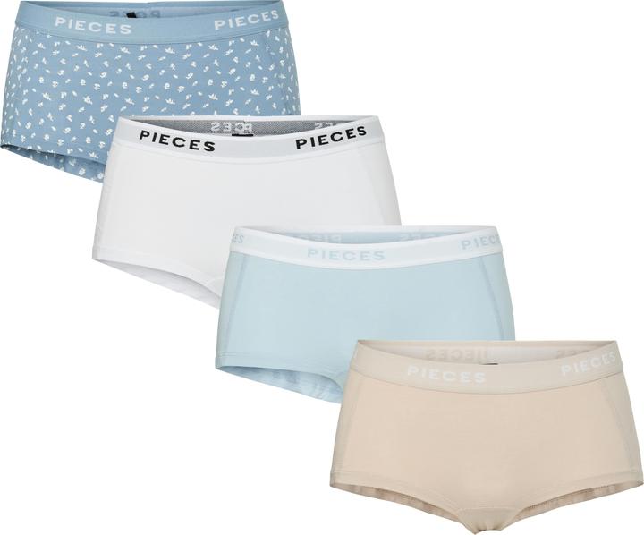 Immagine prodotto Pieces PCLOGO 4er-Pack Boxershorts (S, confezione da 4)