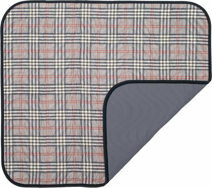Suprima Inkontinenz Sitzauflage blau Anti-Rutsch Noppen Karo grau Unterseite gummiert (1 x)