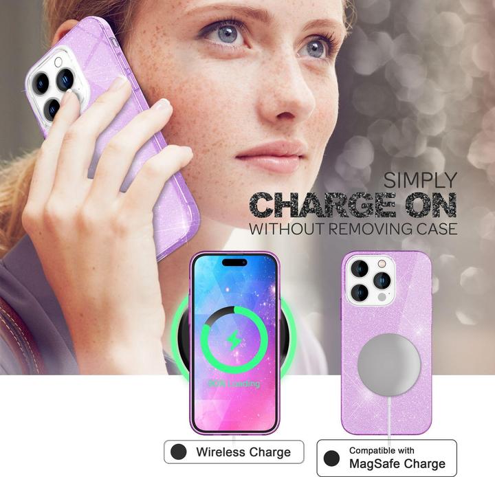 Immagine prodotto Nalia Copertina glitterata (Apple iPhone 14 Pro)