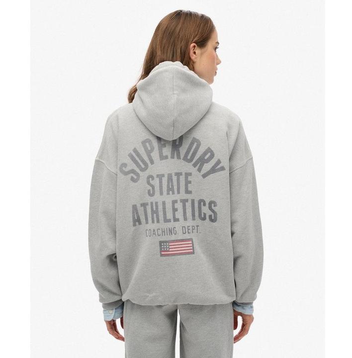 Image du produit Superdry Sweat à capuche zippé oversize Athletic Essential (L)