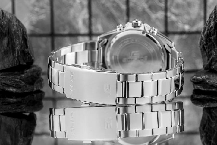 Immagine prodotto Casio Edifice EFV-560D-2AVUEF Orologio - Staal - Zilverkleurig - 42 mm (Cronografo, 44 mm)