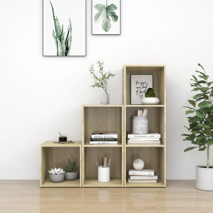 Actual product image VidaXL TV cabinet set (107 x 35 x 37 cm)