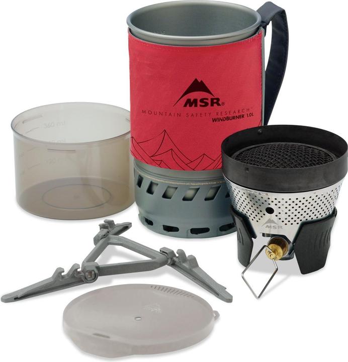 Msr WindBurner Personal Stove System Red
