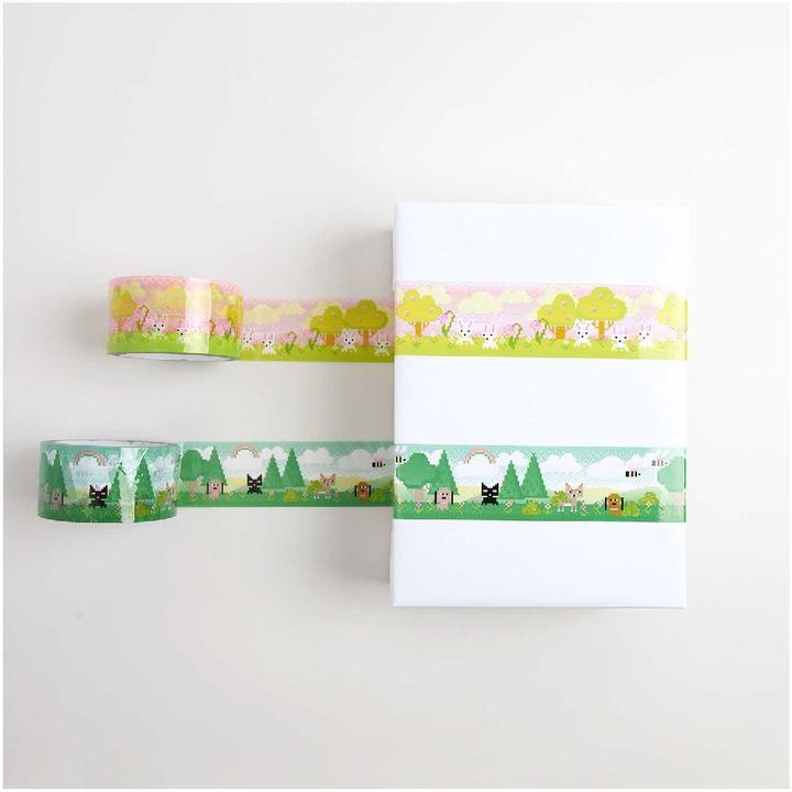 Produktbild Rico Design Paketklebeband Pixel, grün, 5 cm.300811 (50 mm)