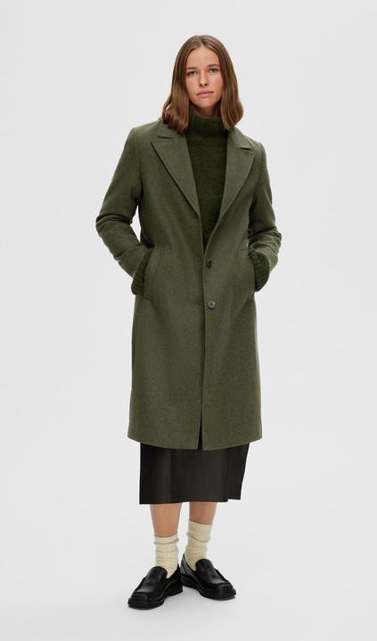 Image du produit Selected Femme Manteau en laine à une seule rangée (44)