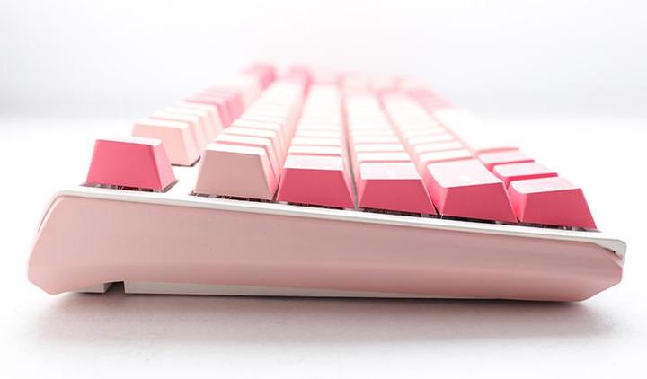 Produktbild Ducky One 3 Gossamer Pink Gaming Tastatur - MX-Ergo-Clear (US) (US, Kabelgebunden)