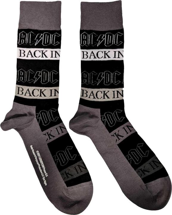 Immagine prodotto AC/DC Back In Black Calzini Alla Caviglia Adulto Unisex (40.5 - 44.5)