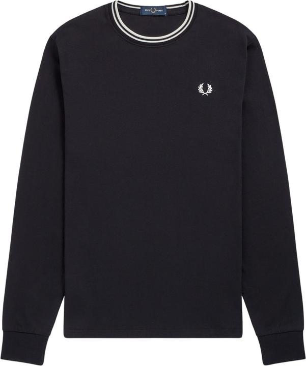 Fred Perry Shirt Long Sleeve black (XL)
