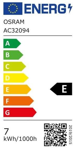 Energie-Label Osram R7s Röhre (R7s, 7.30 W, 806 lm, 1 x, E)
