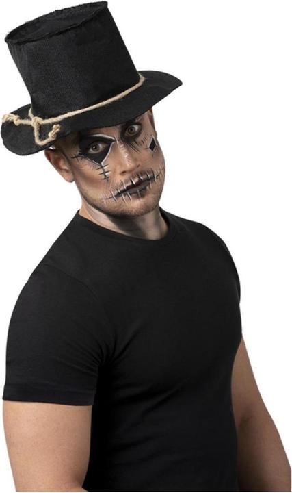 Actual product image Smiffys Unisex Adult Scarecrow Burlap Top Hat