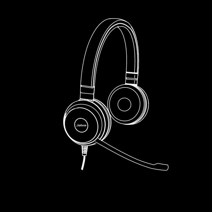 Actual product image Jabra Evolve 75 Ms Stereo (Wireless, USB-A)