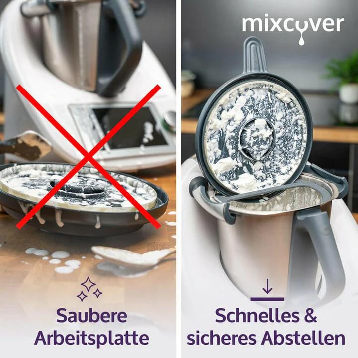 Actual product image Mixcover Lid holder and wiper aid compatible with Thermomix TM6 TM5 TM31
