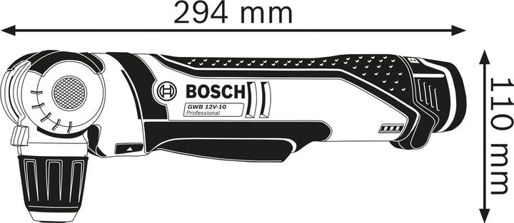 Actual product image Bosch Professional Gwb 12v-10 (Rechargeable battery operated)