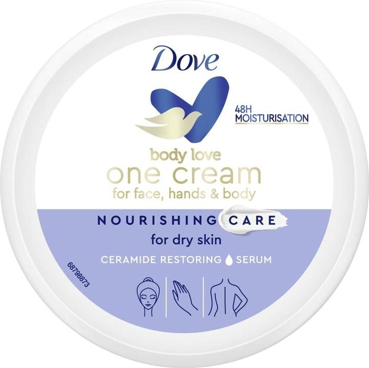 Immagine prodotto Dove Crema nutriente per viso e corpo per pelli secche Body Love ( Nourish ing Care ) 250 ml (Crema corpo, 250 ml)