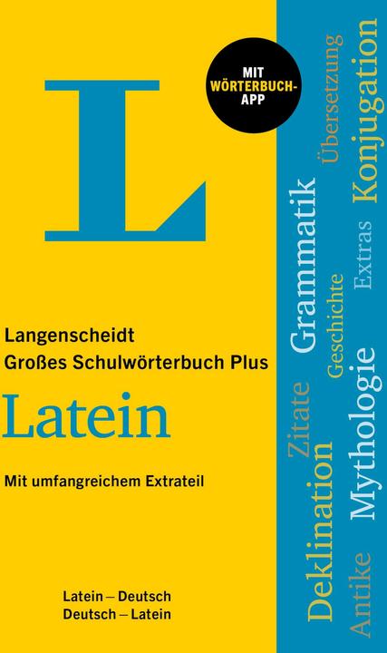 Immagine prodotto Langenscheidt Grosses Schulwörterbuch Plus Latein (Tedesco, Latino, 2024)