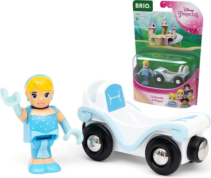 Produktbild Brio Eisenbahn Disney Princess Cinderella mit Waggon