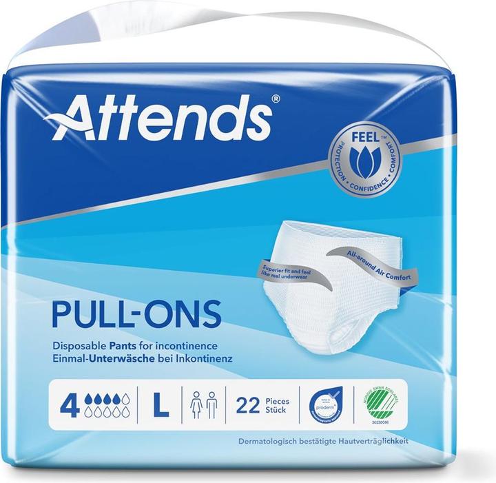 Actual product image Attends Pull Ons 4 Pant (22 x, Large)