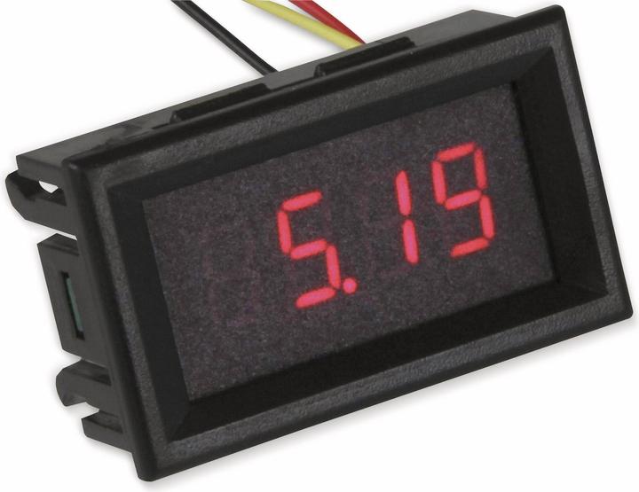 Produktbild Joy-it Digitales Einbaumessgerät VM433 Digitales Voltmeter 4 Digit