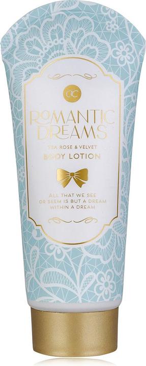 Actual product image Accentra Body lotion ROMANTIC DREAMS in tube, 200ml, fragrance: Tea Rose & Velvet, colour: pink/light (Body cream, 200 ml)