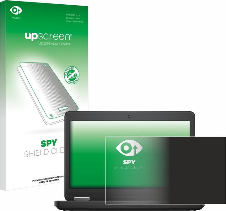 Actual product image upscreen Spy Shield Clear Premium Privacy Screen Protector for Dell Latitude 15 E5540 Non-Touch (15", 16 : 9)